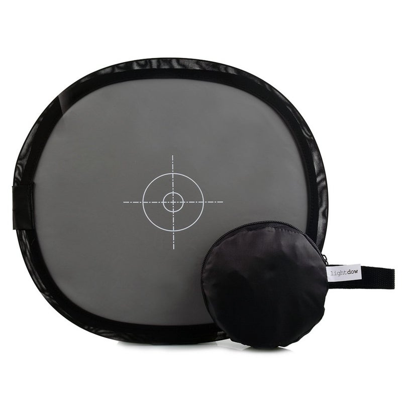 Lightdow 12 x 12 Inch (30 x 30 cm) White Balance 18% Gray Reference Reflector Grey Card with Carry Bag [Folded Version] - Image 4