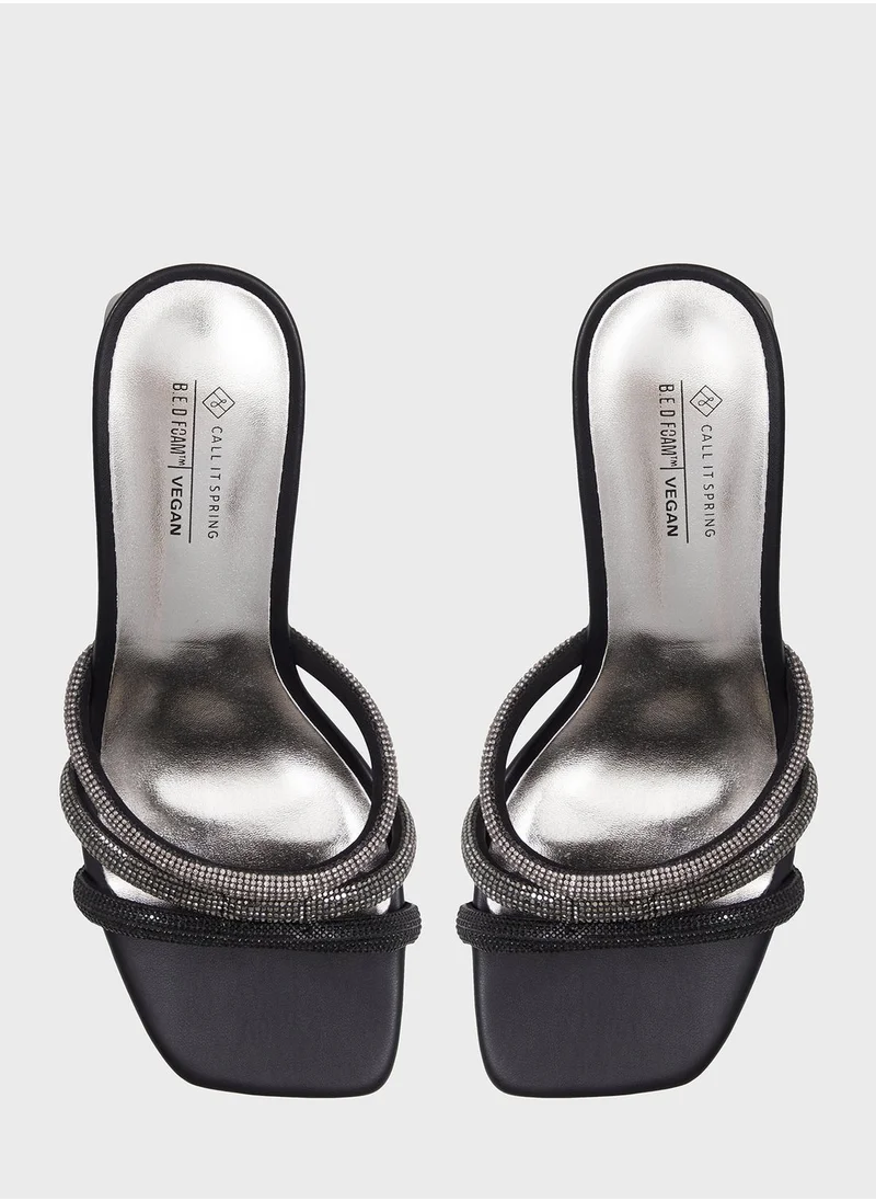 CALL IT SPRING Crown Single Strap High Heel Sandals