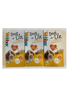 Webbox Dog e Lix Chicken and Peanut Butter Lick Treats Pack of 3  - Image 1