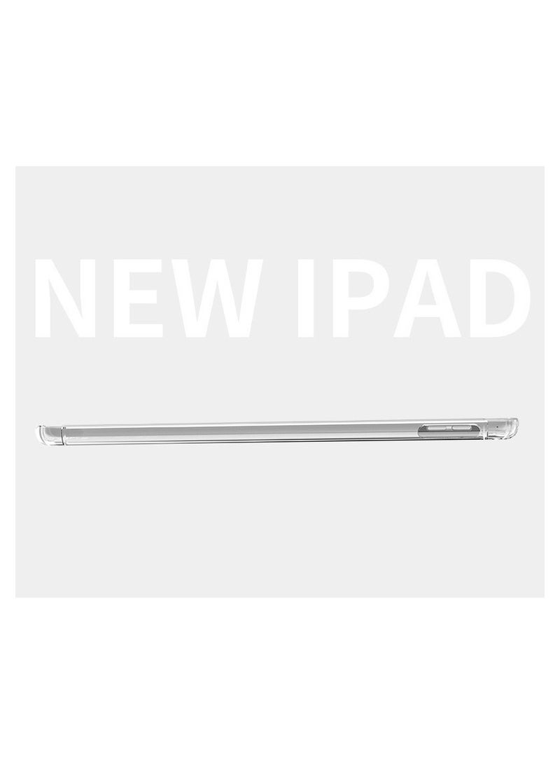 Slim Stand Transparent Back Smart Cover Case for iPad Pro13 Inch, Auto Wake/Sleep with Pencil Holder (Grey) - Image 3