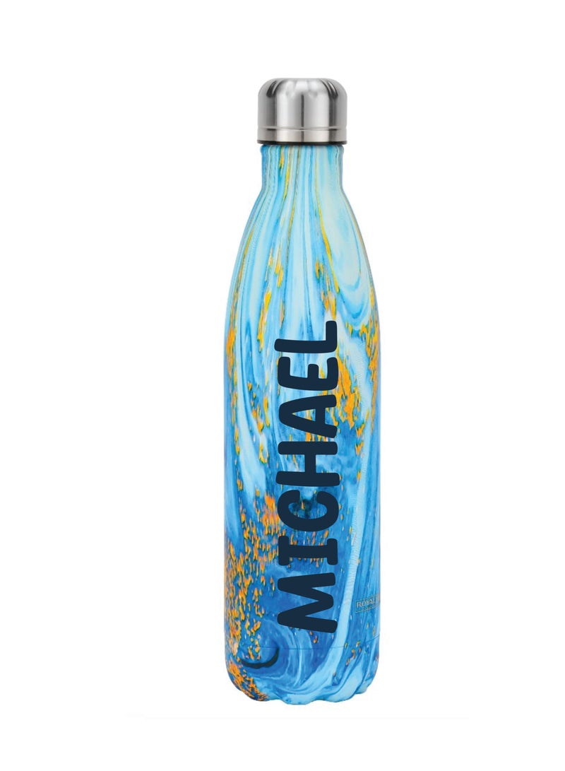 Share the Love Enjoy personalised hydration on-the-go with a stainless steel reusable water bottle -Multicolour - Image 2