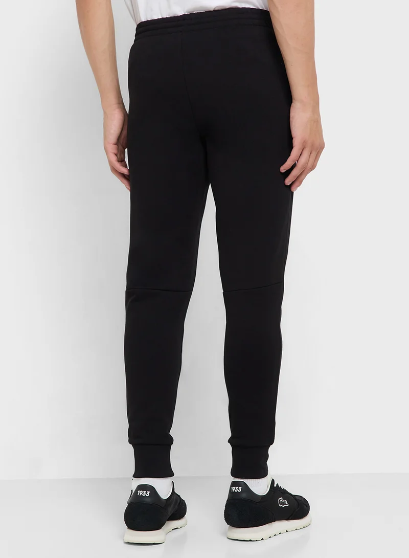 LACOSTE Slim Fit Brushed Fleece Sweatpants