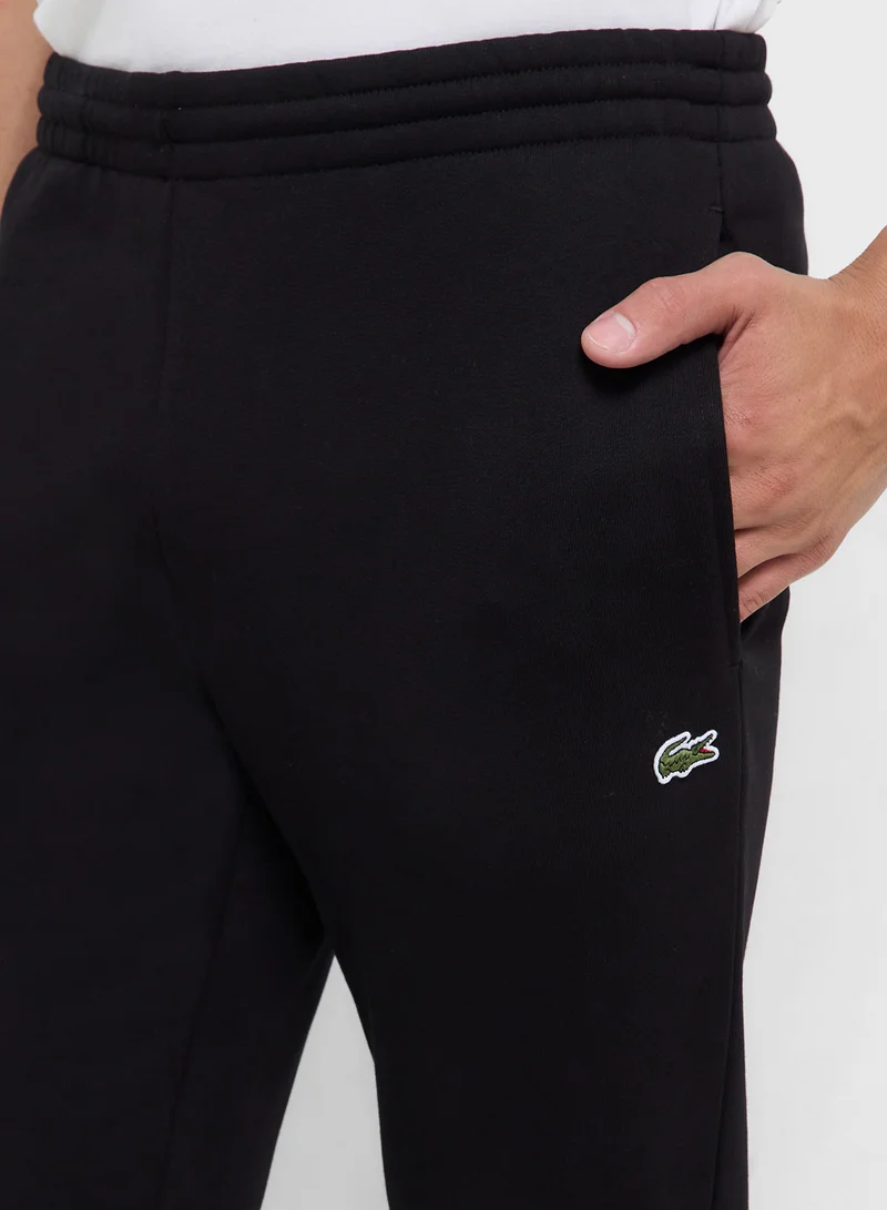 LACOSTE Slim Fit Brushed Fleece Sweatpants