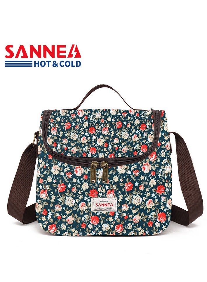 سان حقيبة الغداء المعزولة المطبوعة اليدوية - Image 1