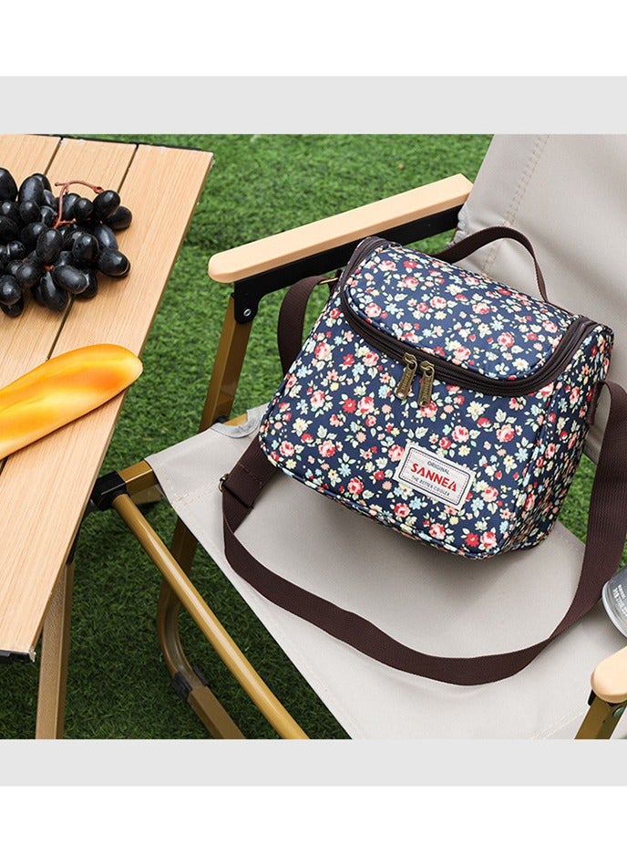 سان حقيبة الغداء المعزولة المطبوعة اليدوية - Image 2