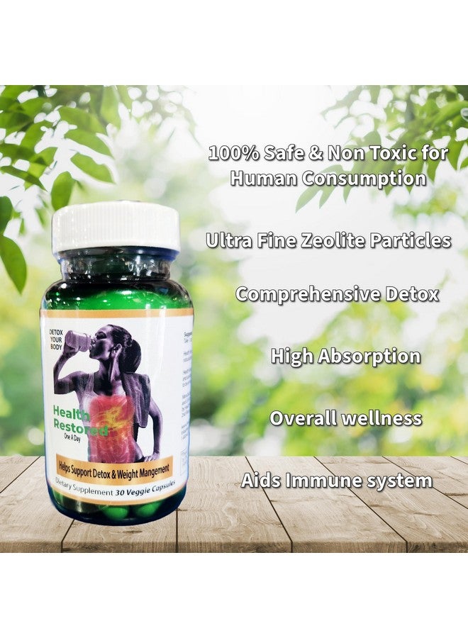 Generic Health Restored Comprehensive Detox & Wellness Support for Men and Women - Premium 100% Clinoptilolite Zeolite Capsules - Supplement Robust Health Support with No Additives  - Image 5