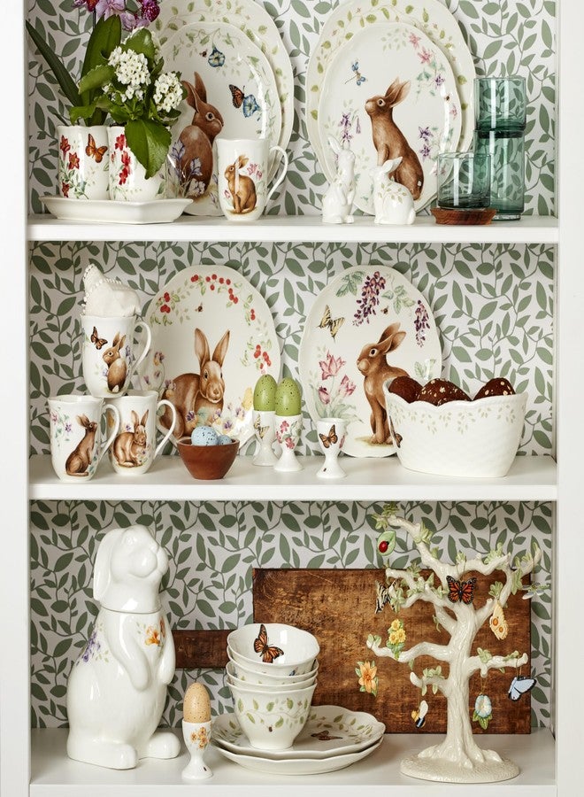 Lenox 893454 Butterfly Meadow Bunny Cookie Jar, Easter Serveware - Image 5