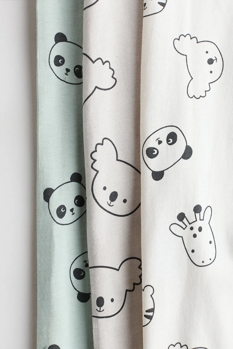 اتش اند ام بيجاما قطنية - عبوة بـ3 قطع