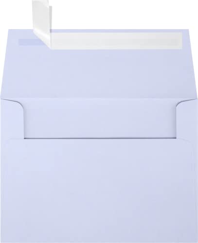 LUXPaper A6 Invitation Envelopes | Peel & Press | 4 3/4" x 6 1/2" | Lilac Purple | 80lb. Text | 50 Qty - Image 4