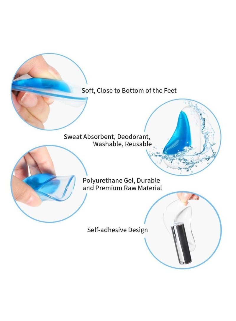 4 Pairs Arch Support Shoe Insoles for Flat Feet for Relieve Pressure and Feet Pain - Image 5