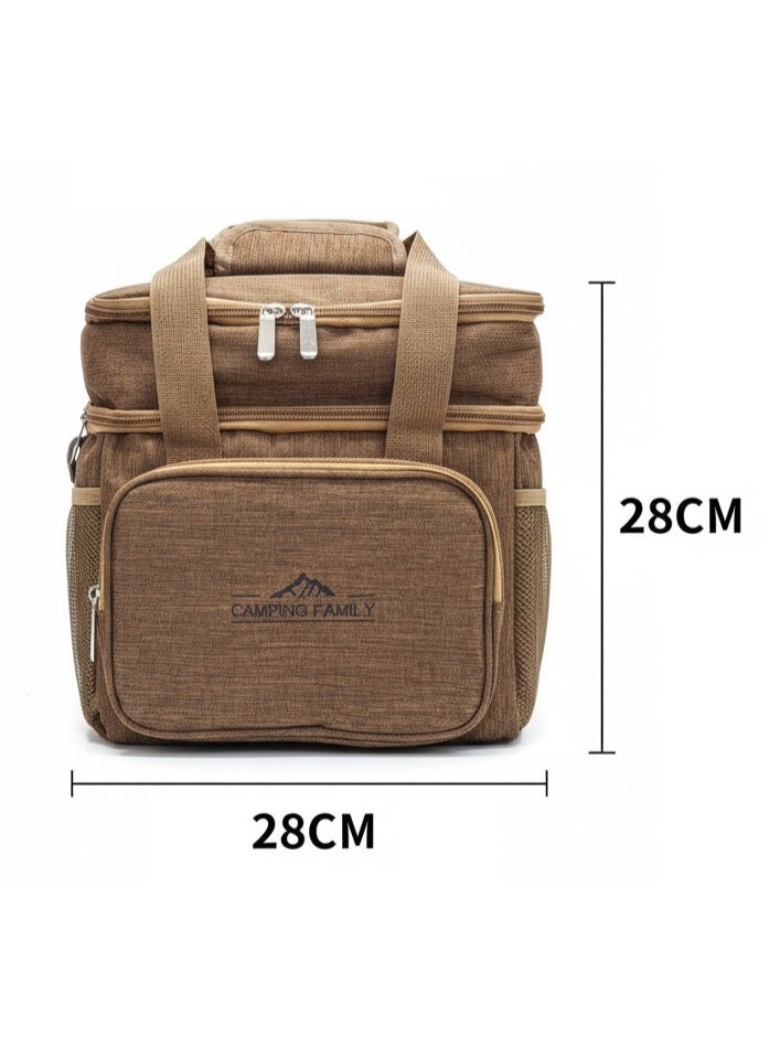 بيكي طقم عزبة شاي للرحلات- لون بني - Image 4