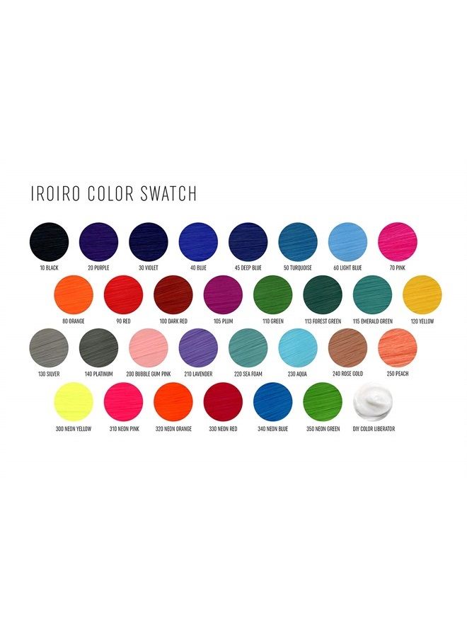 IROIRO Premium Natural Semi-Permanent Hair Color 45 Deep Blue (4oz) - Image 2