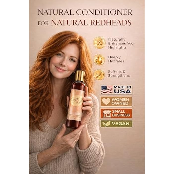 Ginger Girl - Natural Conditioner for Natural Redheads, 8 Fl Oz (Pack of 1), Strawberry-blonde - Image 3