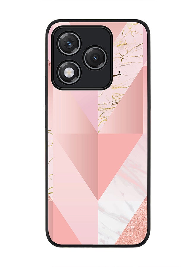 Stylizedd For Honor 400 Lite Case,Slim fit Camera Protection, Shockproof Thin Phone cover  - Marble Pink Vintage