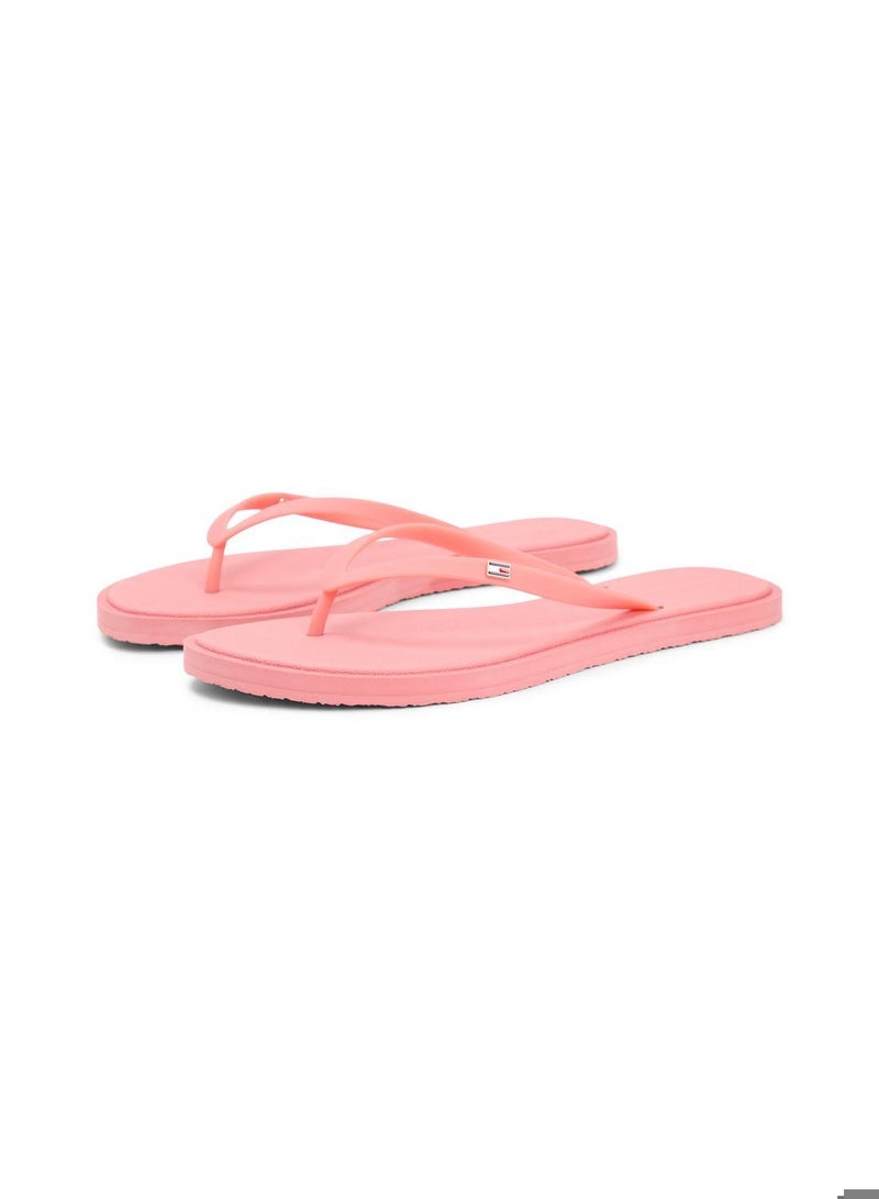 TOMMY HILFIGER Chic Enamel Flag Flip-Flops - Image 2
