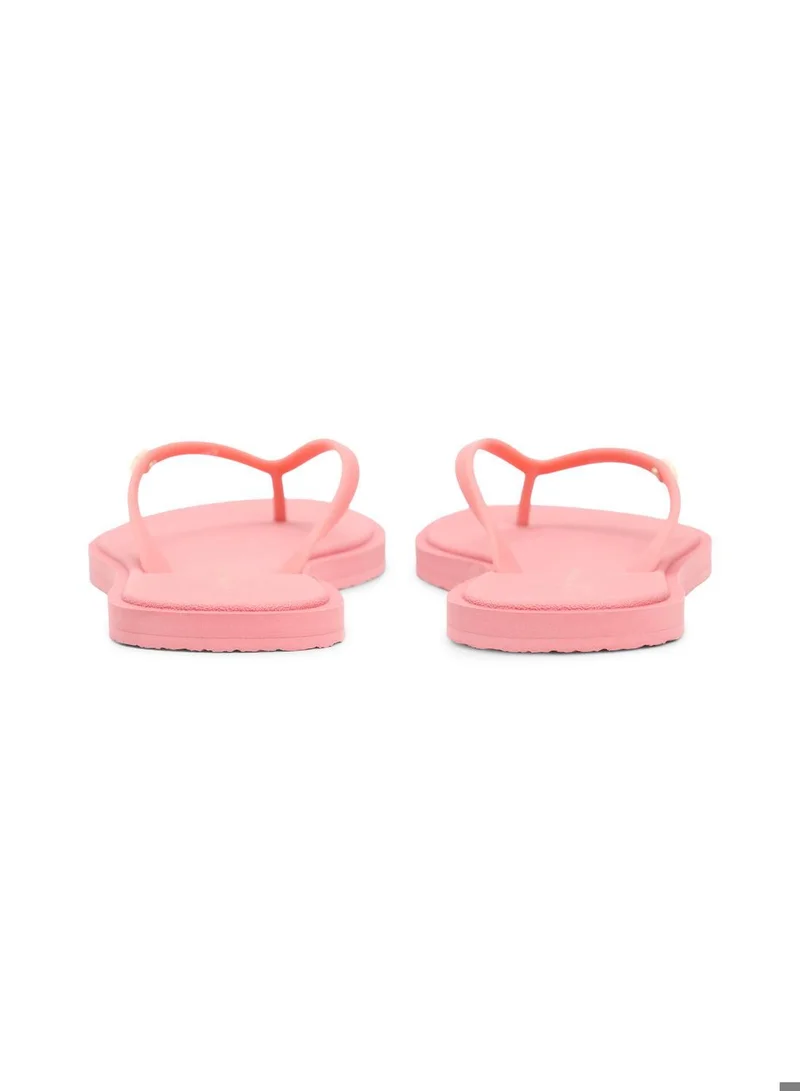 TOMMY HILFIGER Coral Clay Chic Enamel Flag Flip-Flops for Women | Best Price UAE