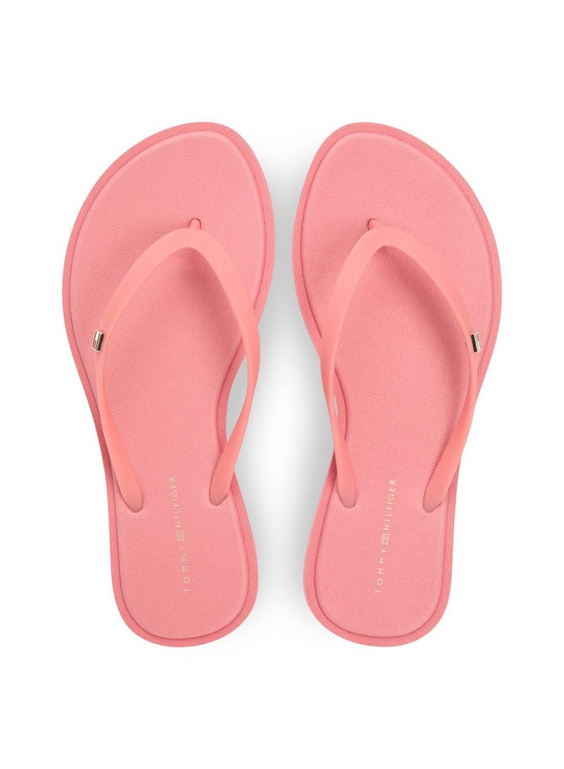 TOMMY HILFIGER Chic Enamel Flag Flip-Flops - Image 4