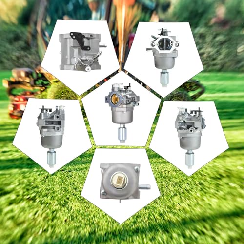 Czsmbt Carburetor Replacement for 42"Troy Bilt Pony Riding Mower Replacement for 17.5 I/C OHV Engin Lawn Mower Tractor Tune-Up Kit - Image 2