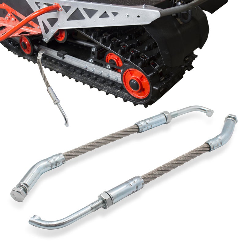 GREATUS Ice Scratchers Kit Fit for All Reverse and Non-Reverse Gear Equipped Snowmobiles for One-Bolt Mounting - Image 1