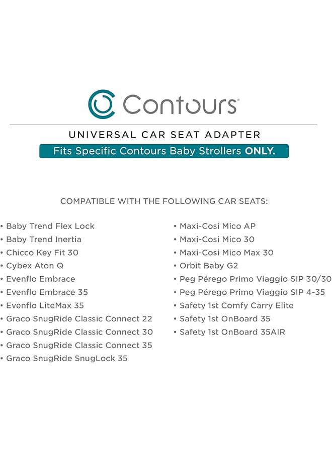 Contours Universal Infant Car Seat Adapter - Image 3