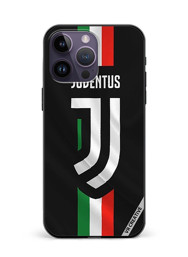 VR CREATIVE Protective Case Cover For Apple iPhone 16 Pro Juventus Logo Design Multicolour - Image 1