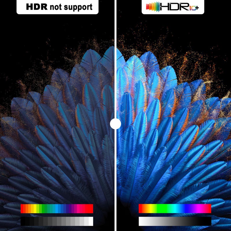 JCHICI مفتاح HDMI 4K JCHICI 5x1 مع جهاز تحكم عن بعد - 4K@60Hz HDR HDCP 2.2 - محول تلقائي لجهاز PS5/PS4/Xbox/Switch/PC - Image 5