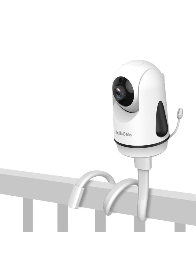 Hellobaby Baby Monitor Mount for HB6550/ HB6563/ HB65/ HB6339/ HB6352/ HB6146/ HB65/ HB6364, 20 Inch Flexible Arm Bracket, Sturdy Camera Holder Attaches to Crib Cot Shelves, No Tools or Wall Damage - Image 1