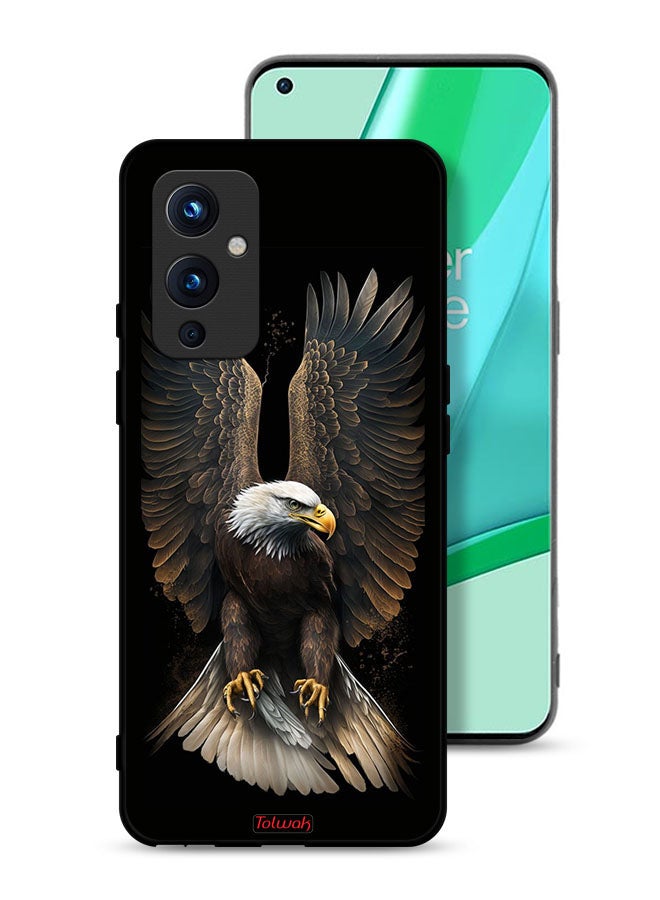 Tolwak OnePlus 9 5G Protective Case Cover Eagle Spread Wings - Image 1