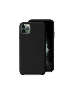 Generic Compatible with iPhone 14 Pro Max (6.7 Inch) Case, Liquid Silicone Case, Full Body Protective Cover, Shockproof, Slim Phone Case, Anti-Scratch Soft Microfiber Lining - Black  - Image 1