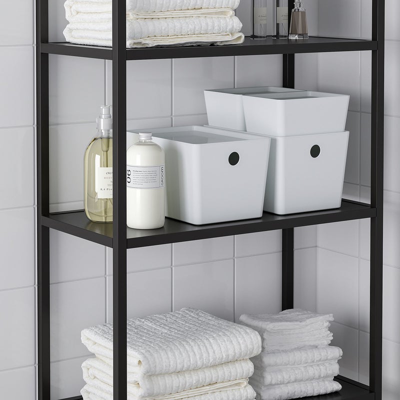 Baitique Stackable Storage Box, White, 13x18x8 cm - Image 5