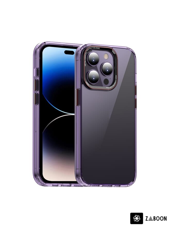 Zaboon Protective Case For iPhone 14 Pro MG Series Crystal Clear Glass - Image 1