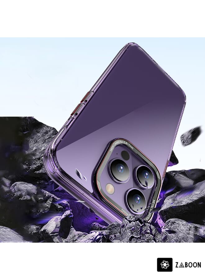 Zaboon Protective Case For iPhone 14 Pro MG Series Crystal Clear Glass - Image 3