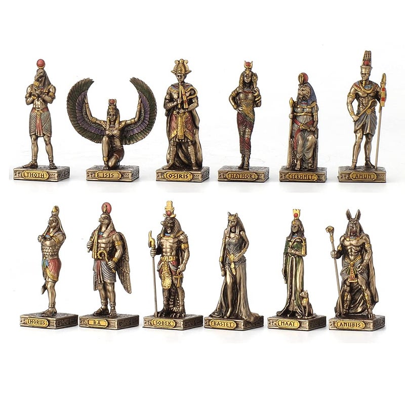 فيرونيز ديزاين التصميم فيرونيز تماثيل راتنجات الآلهة المصرية - Image 3