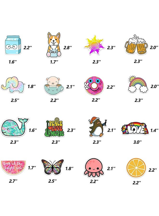 Peachjoy Vinyl Stickers 200 PCS, Water Bottle Stickers for Kids Teens Girls, Cute Aesthetic Waterproof Stickers Pack for Skateboards Luggage Guitar Laptops - Image 4
