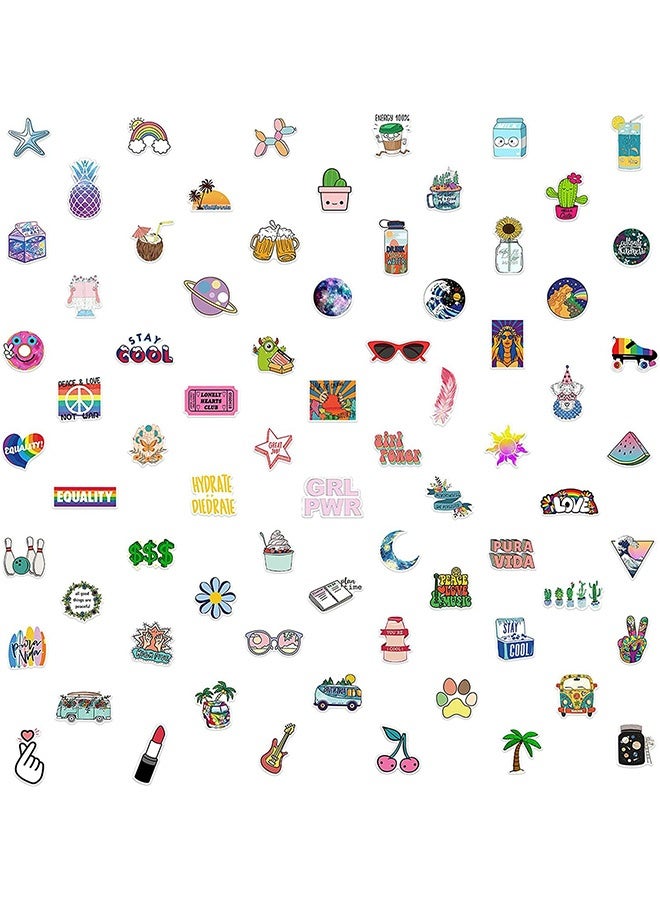 Peachjoy Vinyl Stickers 200 PCS, Water Bottle Stickers for Kids Teens Girls, Cute Aesthetic Waterproof Stickers Pack for Skateboards Luggage Guitar Laptops - Image 3