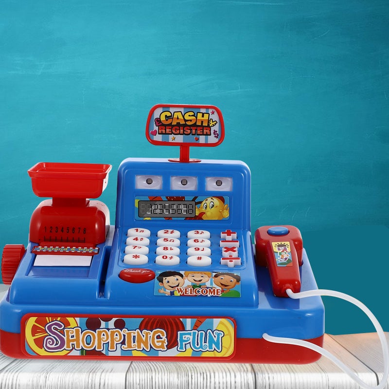 1 Set Multiple Functions Simulation Kids Cash Register Toy Children Cashier Toy - Image 4