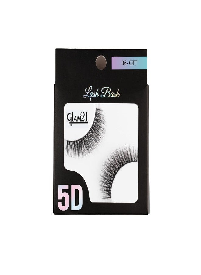 Glam 21 Glam21 Lash Bash 5D False Eyelashes - Natural & Soft, 1 Pair - OTT - Image 1
