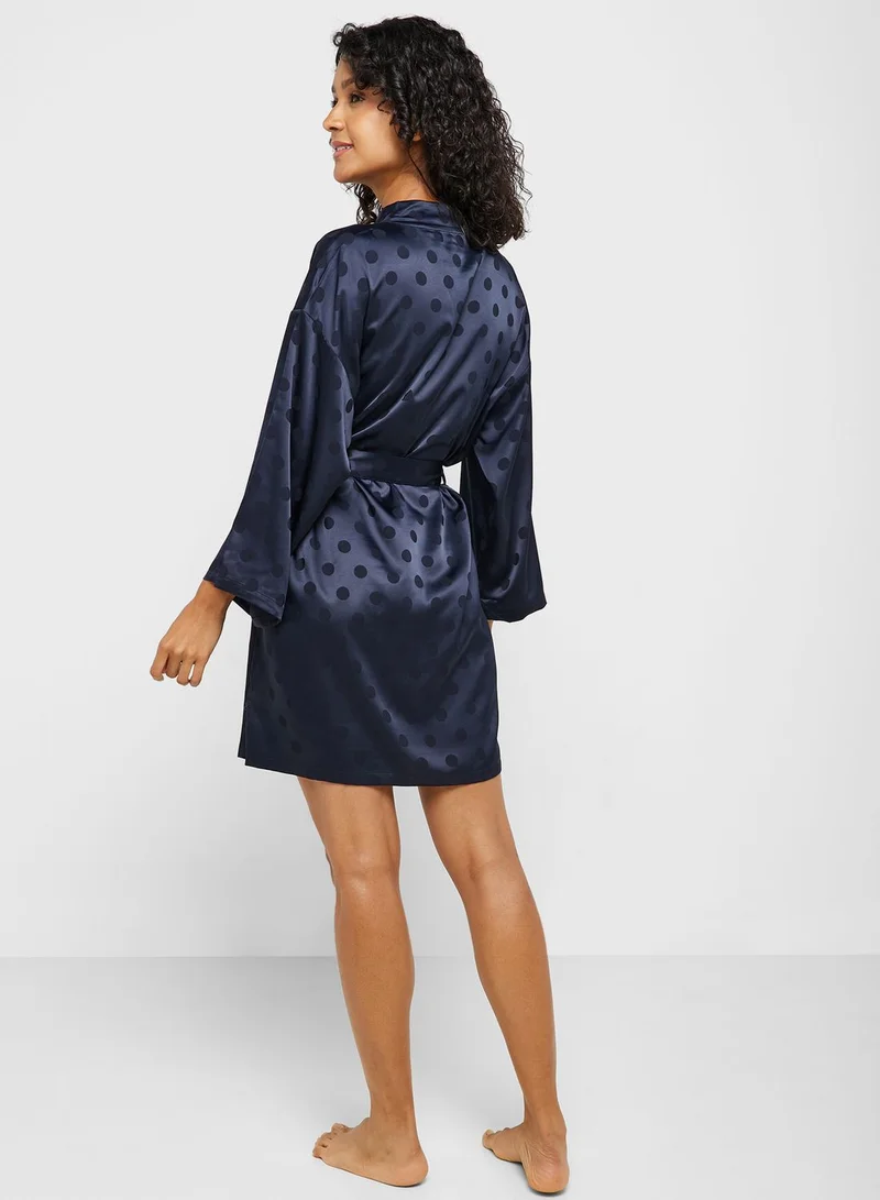 TOMMY HILFIGER Polka Dot Kimono