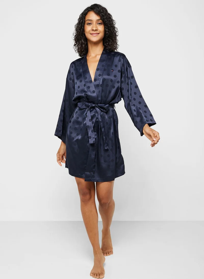 TOMMY HILFIGER Polka Dot Kimono
