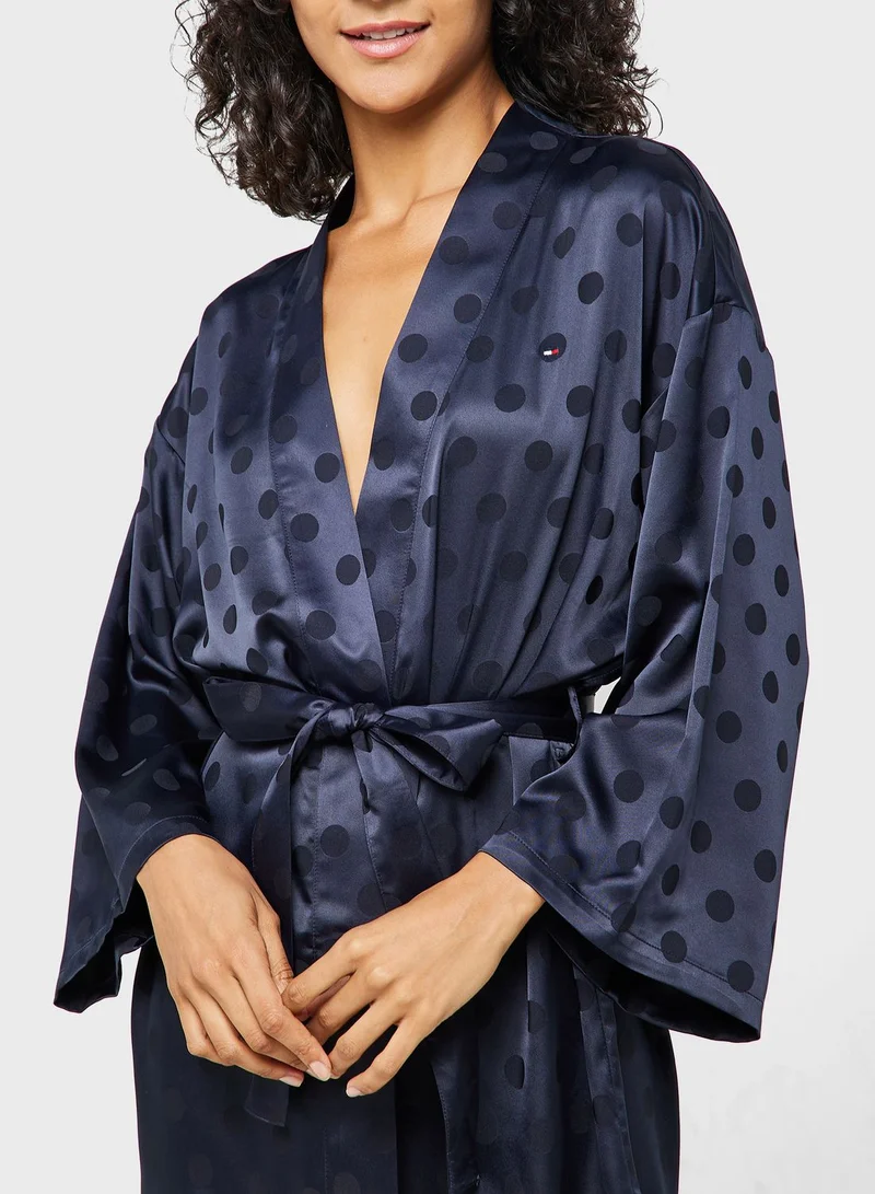 TOMMY HILFIGER Polka Dot Kimono