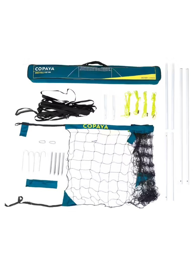 COPAYA - 6 m Recreational Beach Volleyball Set (Net and Posts) BV 500 - Blue - Image 1