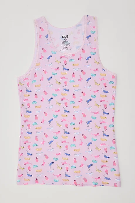 أر أند بي 3 Pack Printed Sleeveless Camisoles