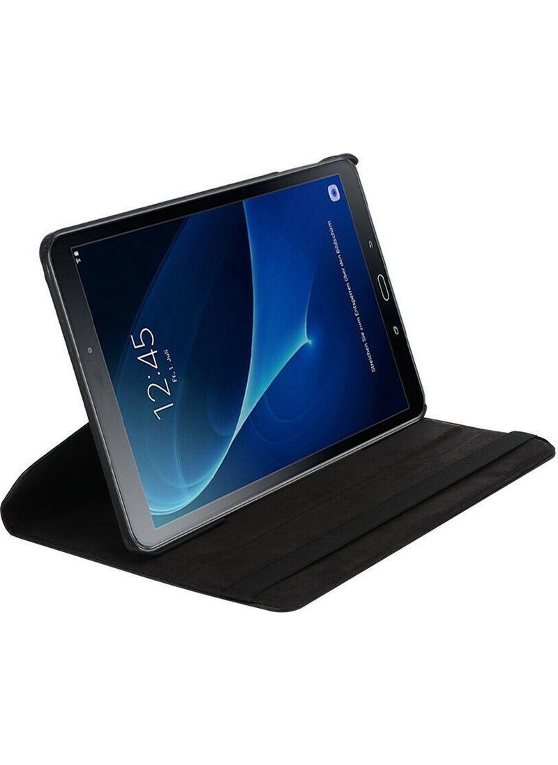 TahTicMer Huawei MediaPad T3 7" Case Leather Sleep Mode 360° Rotating Stand Silver  - Image 3