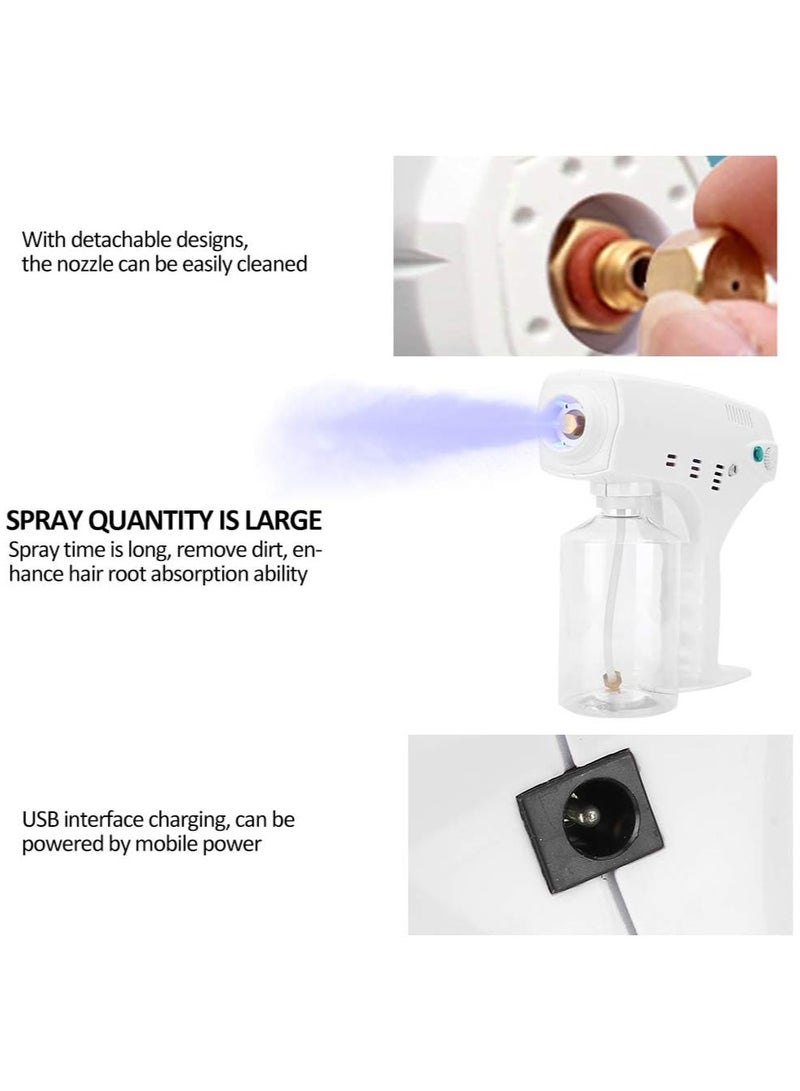 عام **مرشة نانو للشعر - أداة ترطيب وتنظيف متقدمة قابلة للشحن لاسلكياً، مثالية للعناية بالتصفيف والصبغات في الصالونات** - Image 5