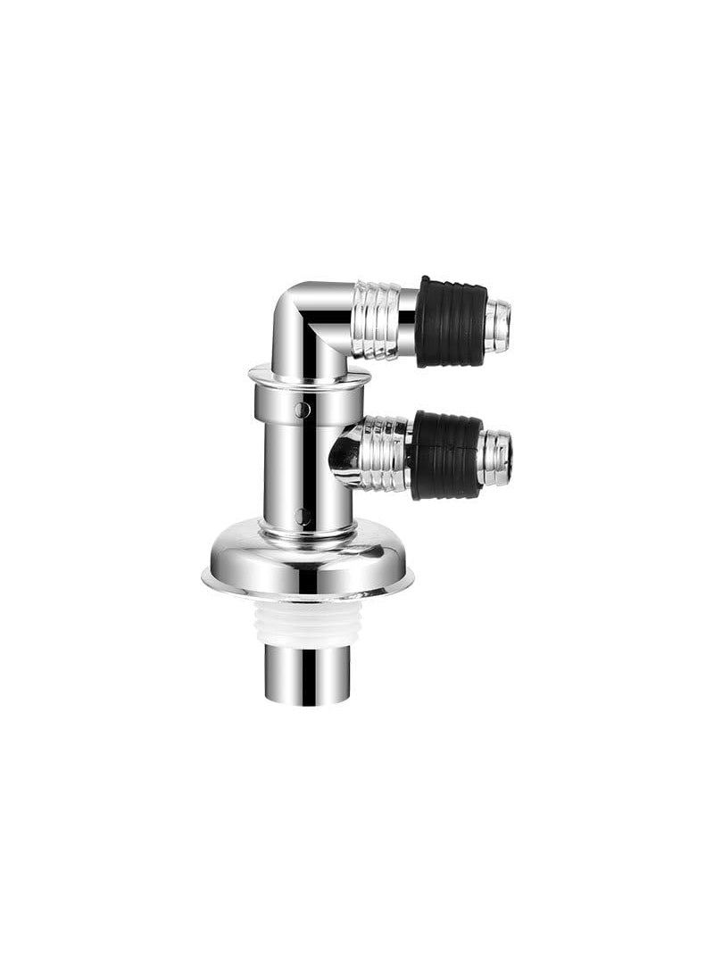 Rasdion - Rasdion Bathroom Floor Drain Connector Assembly Drainer for Washing Machine Outlet Pipe Connector FModel with Coupling - Image 1