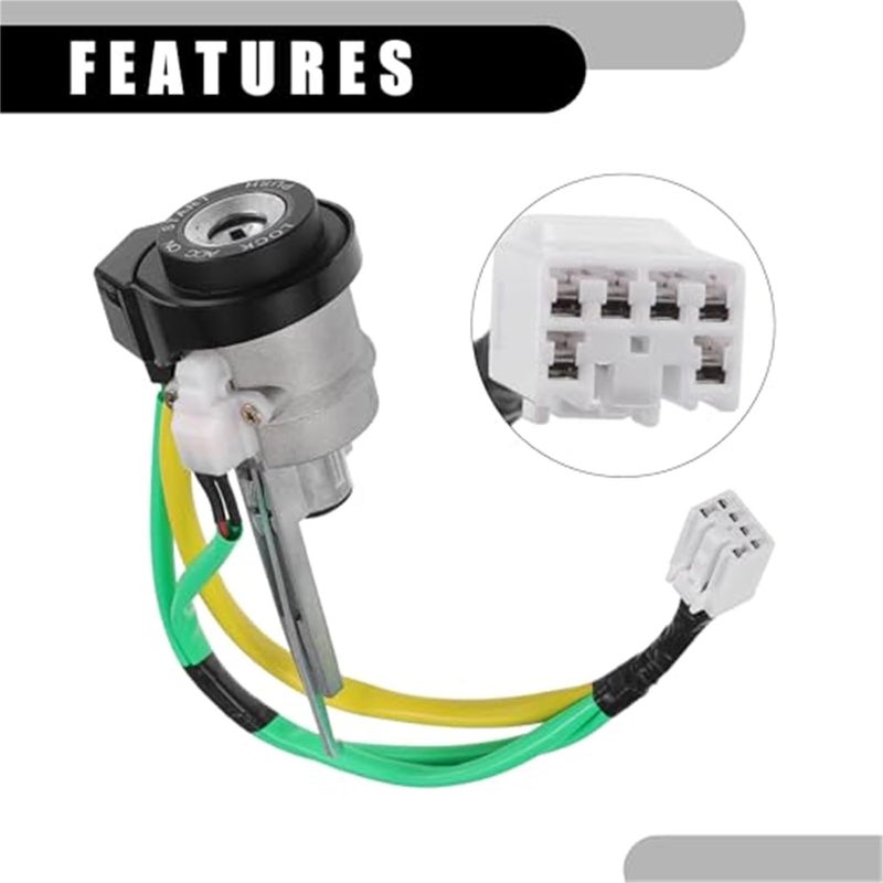 DEMULAX Ignition Lock Cylinder Switch for Hyundai Azera 2008 - Image 4