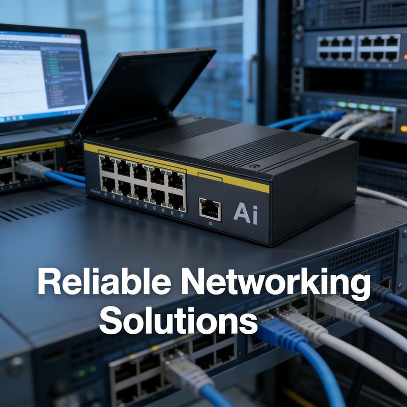 Industrial 9 Port PoE Switch 8 Ports 10 100Mbps Metal Housing IP40 Protection - Image 4
