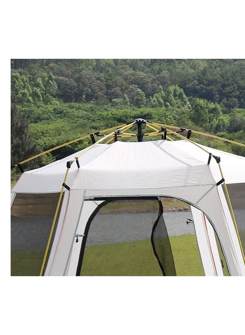 Toby's - Pop Up Tent 3-8 Person Beach Tent Sun Shelter Outdoor Camping Family Tent Instant Tent Easy Set Up - Image 1