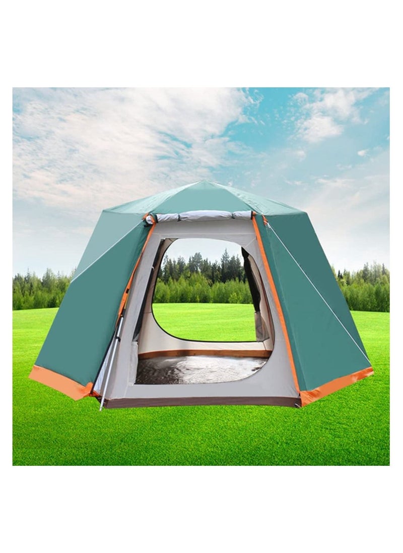 Toby's - Pop Up Tent 3-8 Person Beach Tent Sun Shelter Outdoor Camping Family Tent Instant Tent Easy Set Up - Image 1