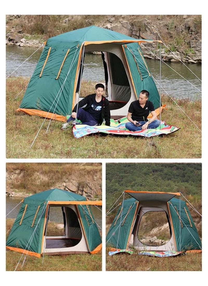Toby's - Pop Up Tent 3-8 Person Beach Tent Sun Shelter Outdoor Camping Family Tent Instant Tent Easy Set Up - Image 1